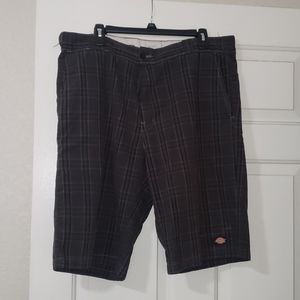 Mens plaid dickies shorts